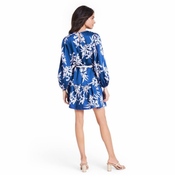 alexis blue white dress Alexis main image 1